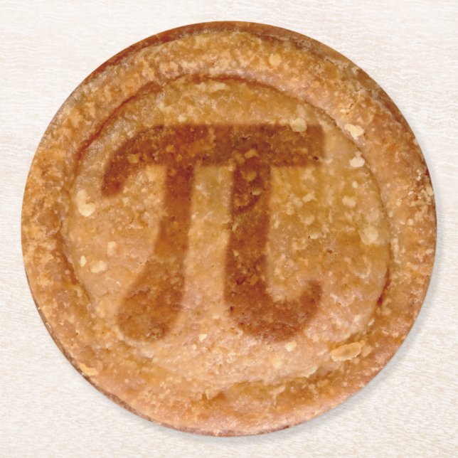 Quirky Gris Paj Symbol  Underlägg Papper Rund (Framsidan)