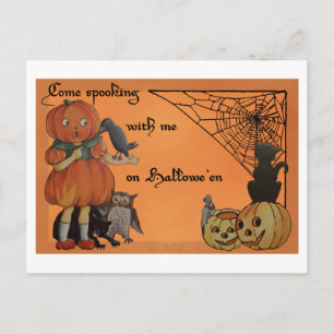 Quirky Halloween Vykort