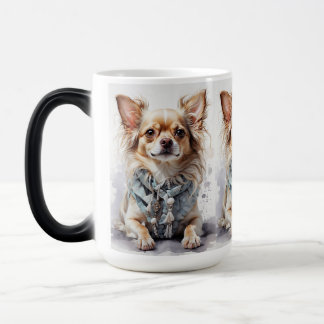 Quirky Hund Log Mugg"Tassar & sips Magisk Mugg