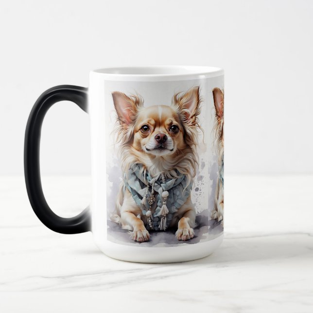 Quirky Hund Log Mugg"Tassar & sips Magisk Mugg (Vänster)