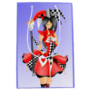Quirky Jester och puppet kung