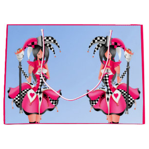 Quirky Jester och puppet kung
