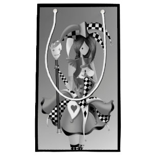Quirky Jester och puppet kung