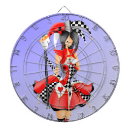 Quirky Jester & Puppet Kung Dartboard Darttavla
