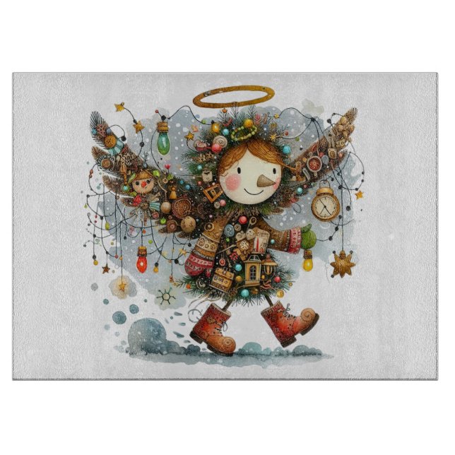 Quirky jul Angel Modern Art Stil (Framsidan)