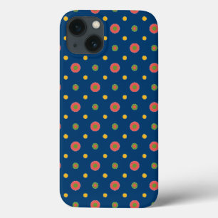 Quirky Jumbo Polka dots på Navy Blue iPad Case