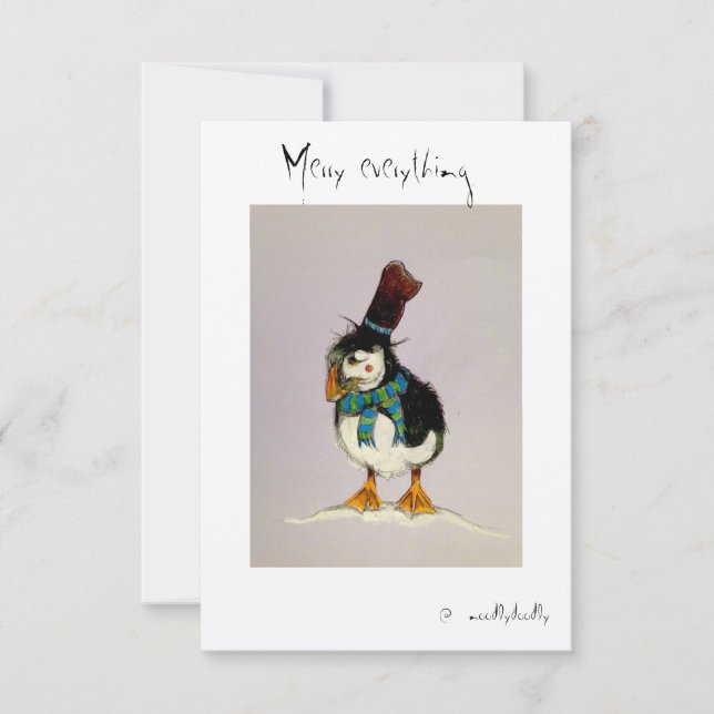 Quirky-kort för kära tack kort (Framsida)