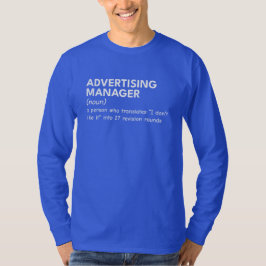 Quirky Marknadsföring Manager T Shirt