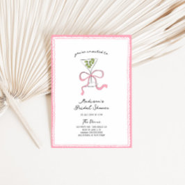 Quirky Martini Bow Hand plockade Möhippa Inbjudningar