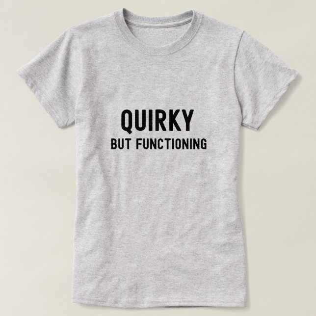 Quirky men FUNGERANDE T Shirt (Design framsida)