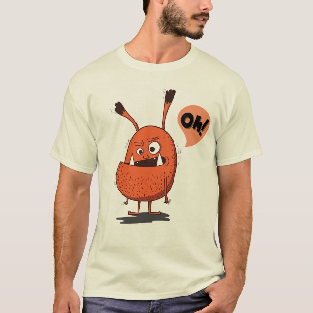 Quirky Monster T-shirt (Framsida)