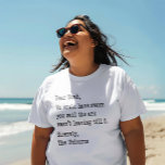 Quirky Noah och Unicorns Funny Quote T Shirt<br><div class="desc">Har du någonsin undrat hur alla Unicorns försvann? Här har vi vetenskapliga bevis för ett brev som nyligen upptäckts av arkeologer. Brev bidrar till att lösa en av historiens underbarare olösta mysterier. Det står: "Kära Noah, vi kunde ha svurit att ark inte lämnade förrän fem. Ärligt talat, Unicorns." Sprid ord...</div>