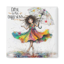 Quirky Parbrella Girl var inte Magnet