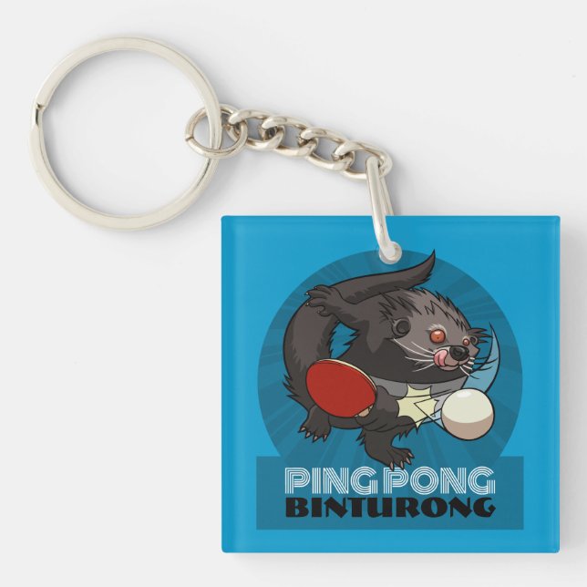 Quirky Ping Pong Binturong Table Tennis Player (Framsidan)