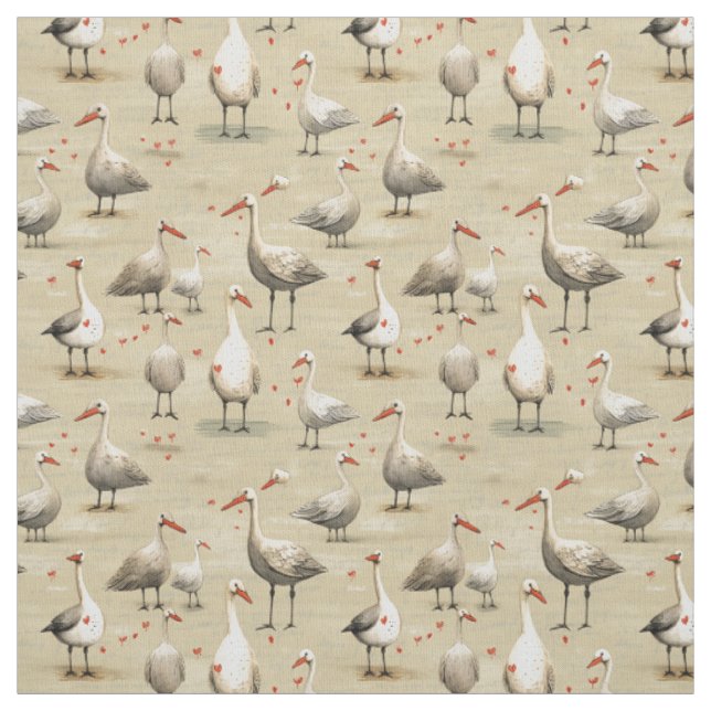 Quirky Quacks: Stollig Geese Tyg (Provkarta)