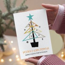 Quirky Retro Julgran Mid Century Modern