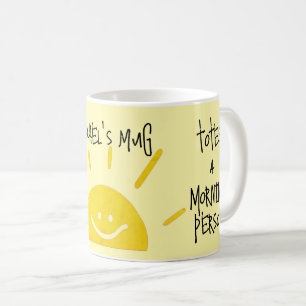 Quirky sassy mugg morgonperson
