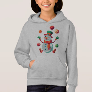 Quirky Snögubbe Juggling T Shirt