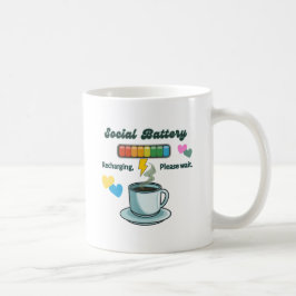 Quirky Social-batteri Kaffemugg