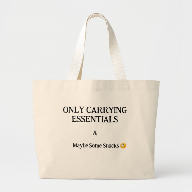 Quirky Tote Bag för vardagliga Essentials Jumbo Tygkasse (Framsidan)