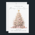 Quirky Träd 2025 Calendar God jul Julkort<br><div class="desc">Quirky Träd 2025 Calendar God jul finns i ett handskript för snyggten stil som är skrivet i. Tillgänglig digitalt eller utskriven. Med en handfull kalender för 2025 på baksidan för dina mottagare och Gott nytt år hälsning. Du kan ändra grått-typografin till ett annat färg om du vill genom att redigera...</div>