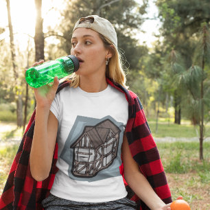 Quirky Tudor House Medieval Architecture T Shirt
