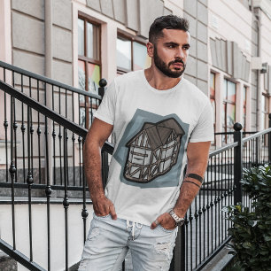 Quirky Tudor House Medieval Architecture T Shirt