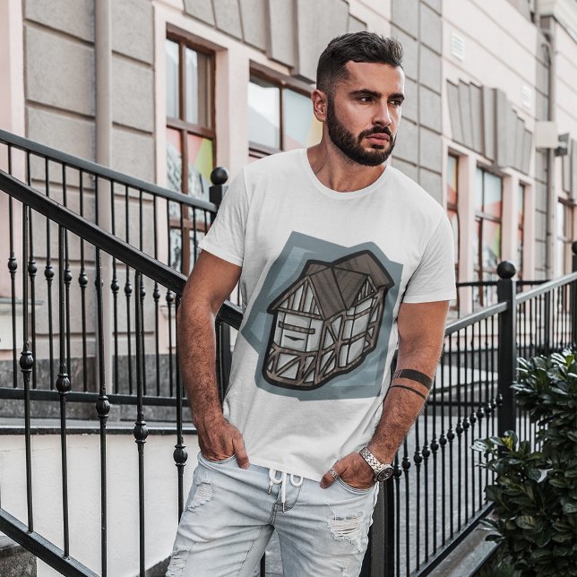 Quirky Tudor House Medieval Architecture T Shirt (Skapare uppladdad)