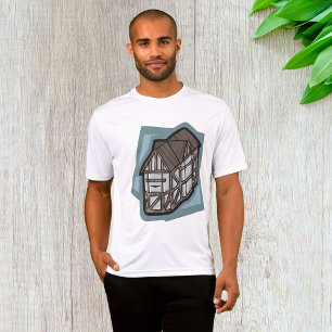 Quirky Tudor House Medieval Architecture T Shirt