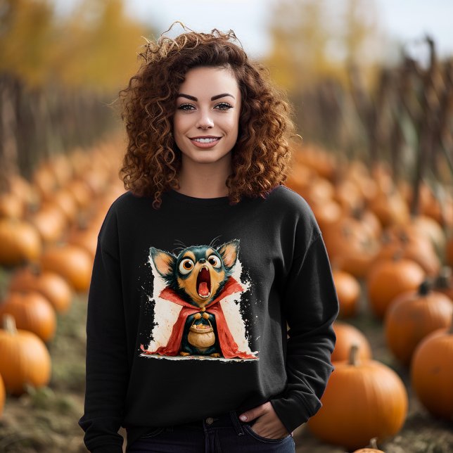 Quirky Vampire Halloween T-Shirt (Skapare uppladdad)