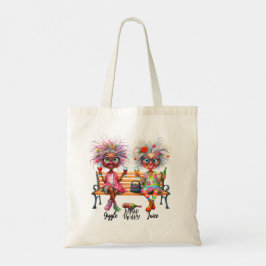 Quirky Vin Dam Therapy Tote Bag Tygkasse