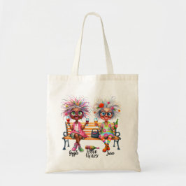 Quirky Vin Dam Therapy Tote Bag Tygkasse