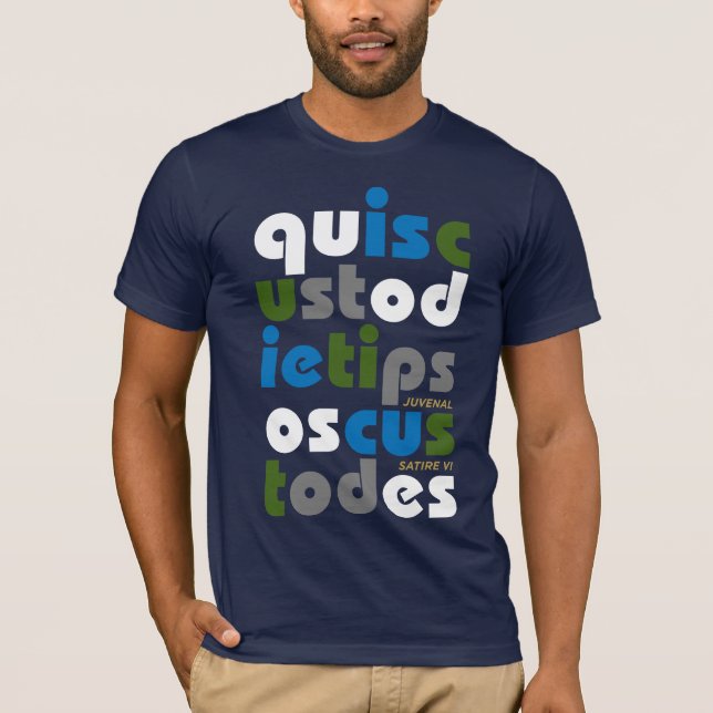 Quis Custodiet T-shirt (Framsida)