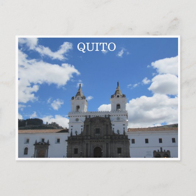 quito-arkitektur vykort (Framsida)