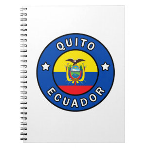 Quito Ecuador Anteckningsbok