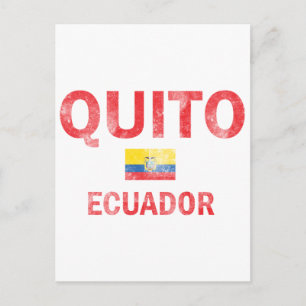Quito Ecuador-design Vykort