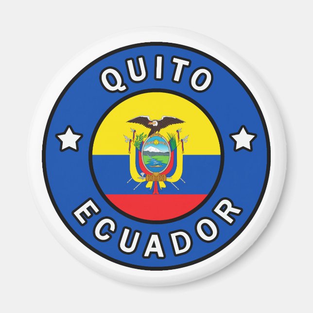 Quito Ecuador Magnet (Framsidan)