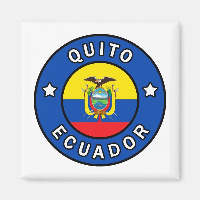 Quito Ecuador Magnet (Framsidan)