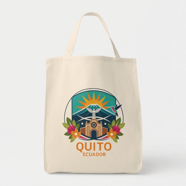 Quito Ecuador Sydamerika Tygkasse (Framsidan)