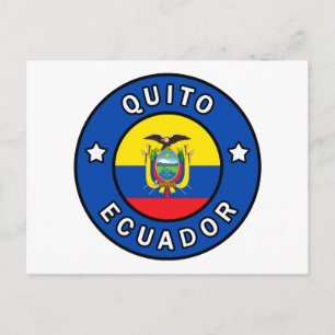 Quito Ecuador Vykort