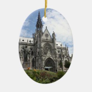 Quito jul julgransprydnad keramik
