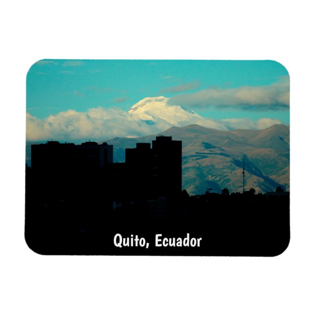 Quito volcano magnet (Horisontell)