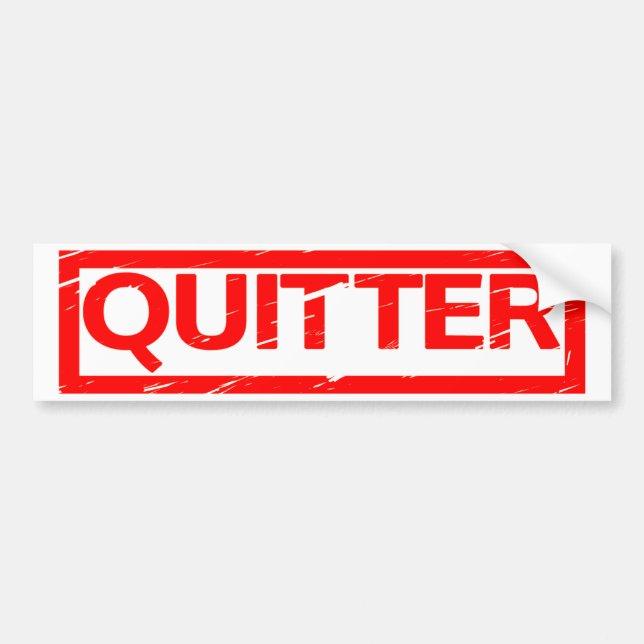 Quitter Frimärke Bildekal (Framsidan)