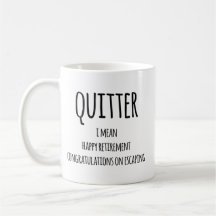 Quitter Pension Gift, Funny Pension Gift Co.