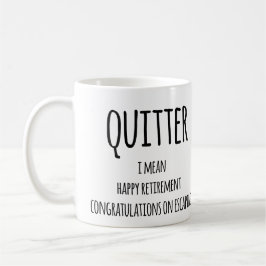 Quitter Pension Gift, Funny Pension Gift Co. Kaffemugg