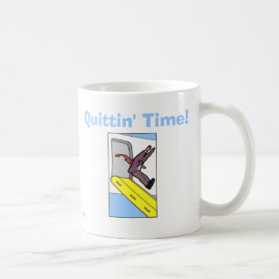 Quittin Time! - Steven skiffertäckare Kaffemugg