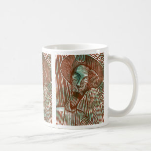 Quixote i rost- och Grönt Tilt Kaffemugg