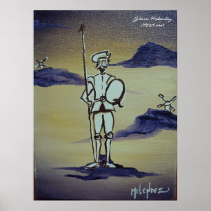Quixote Stall Tall Poster