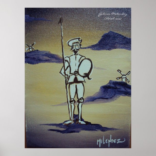 Quixote Stall Tall Poster (Framsidan)