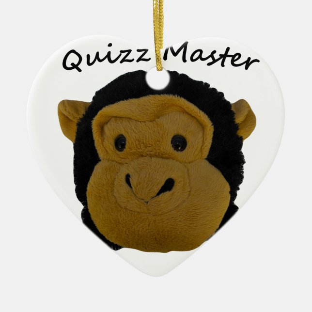 Quiz Master Julgransprydnad Keramik (Framsidan)